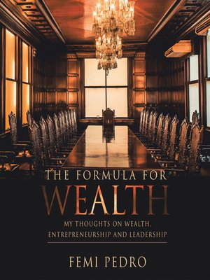 cover image of The Formula for Wealth